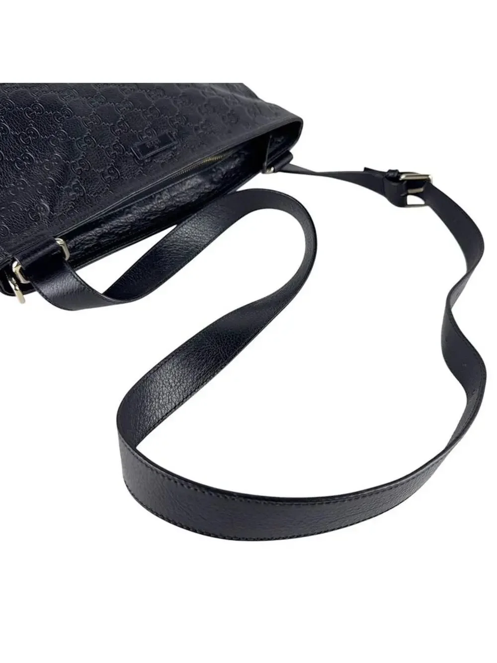 Auth Gucci Guccissima Shoulder Bag #308919G42B